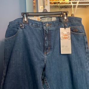Harley Davidson blue jeans